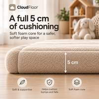 CloudFloor 5 cm Thick Play Mat — Beige