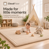 CloudFloor 3 cm Thick Play Mat — Beige