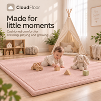 CloudFloor 3 cm Thick Play Mat — Blush