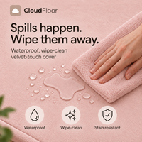 CloudFloor 3 cm Thick Play Mat — Blush