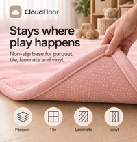 CloudFloor 3 cm Thick Play Mat — Blush