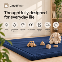CloudFloor 3 cm Thick Play Mat — Navy Blue