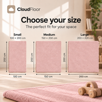 CloudFloor 3 cm Thick Play Mat — Blush